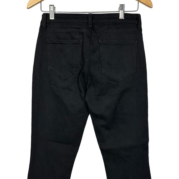 NWT L’AGENCE Black Cotton Blend Skinny Mid Rise Jeans Classic Everyday Size 25 - Picture 8 of 9